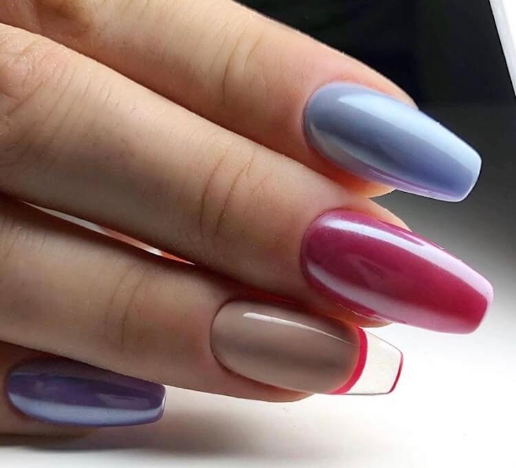 22 Popular Acrylic Summer Nails Colors