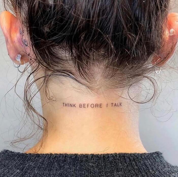 Quote Small Tattoo Ideas For Women