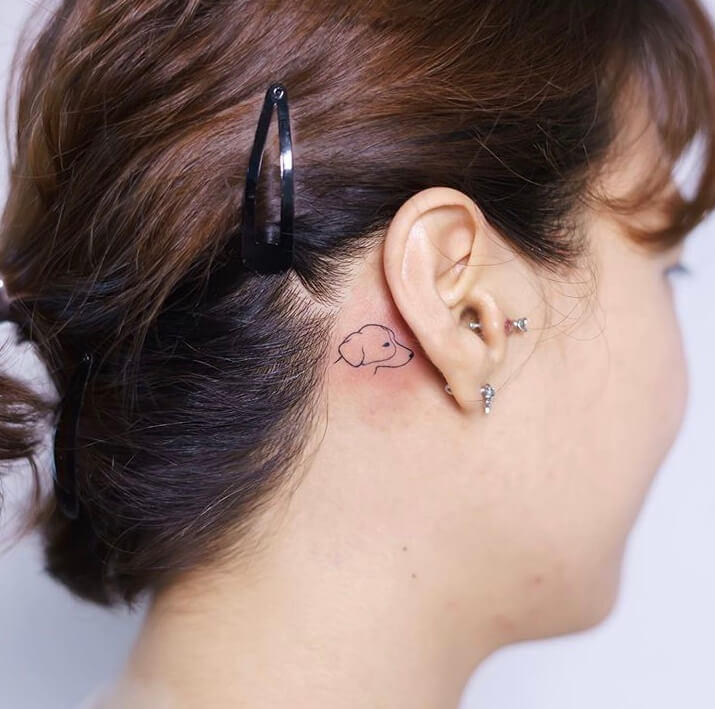 Dog Small Tattoo Ideas For Women