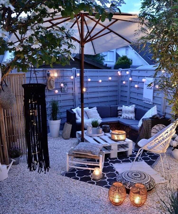 Boho leisure area