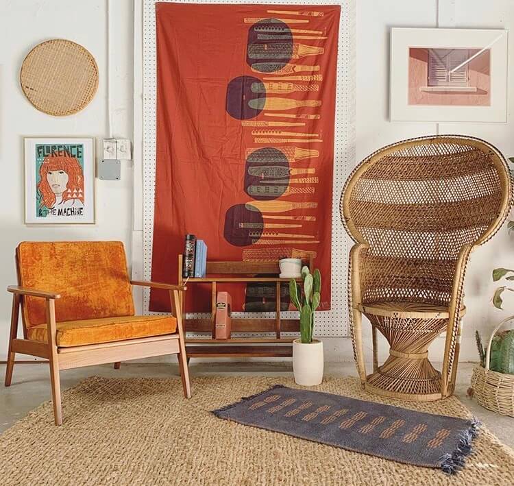 boho leisure area