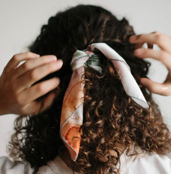 bandana with hair