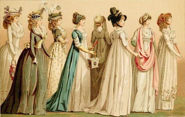 18th century British women's clothing