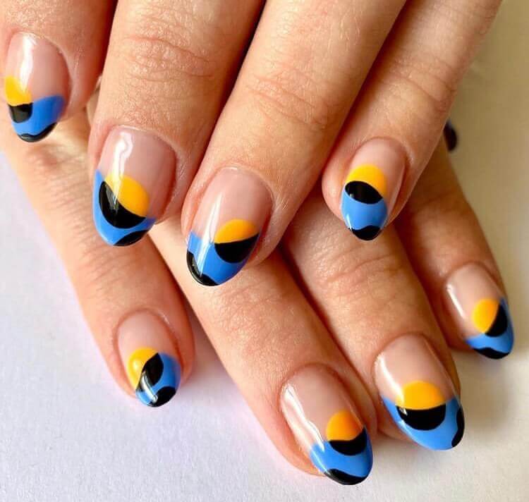 Colorful nails design