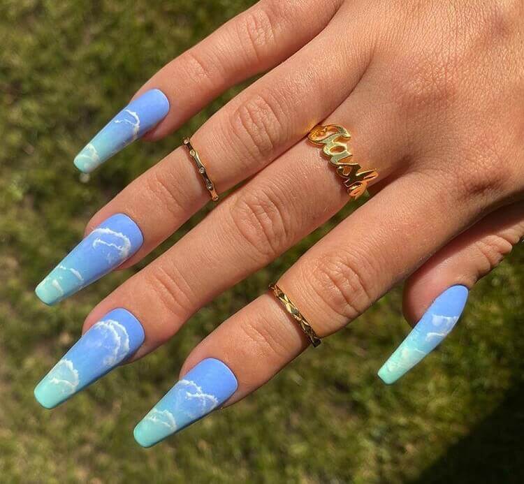 Colorful nails design