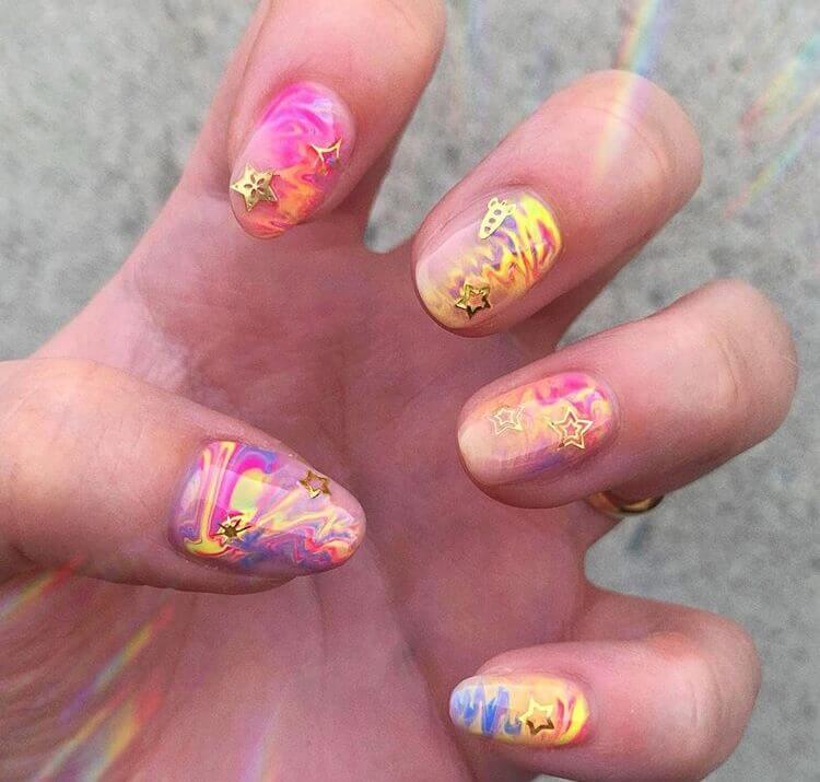 Colorful nails design