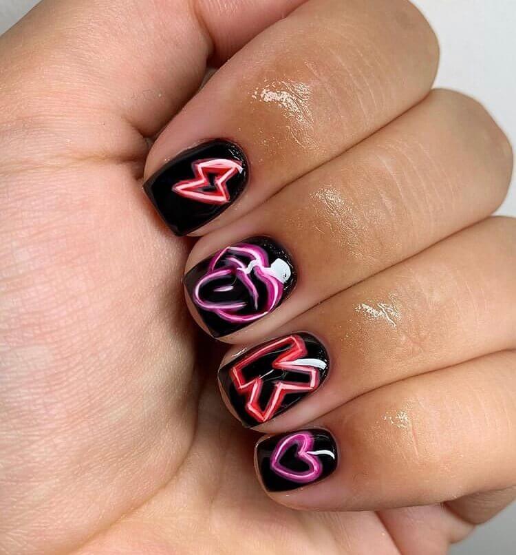 Colorful nails design