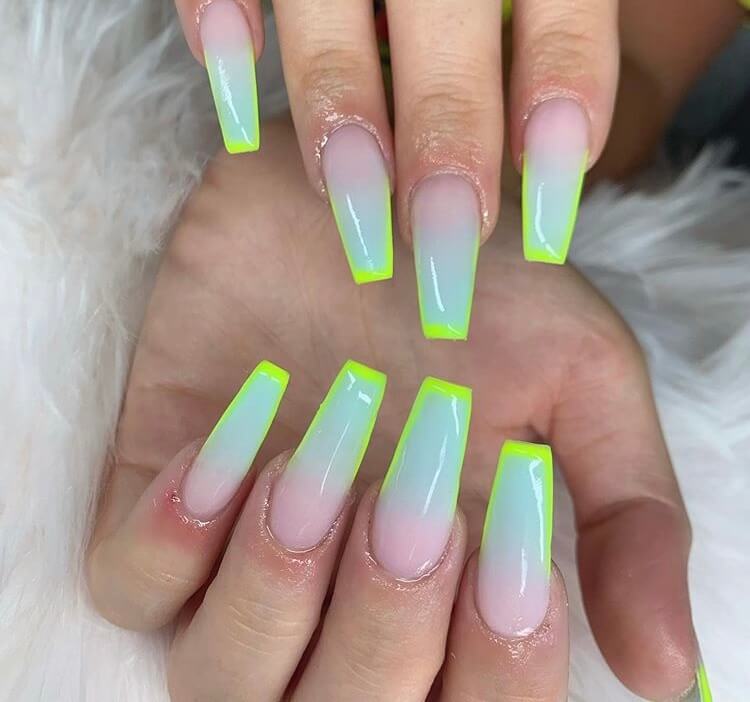 Colorful nails design