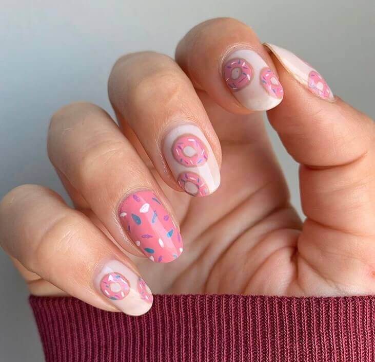 Colorful nails design