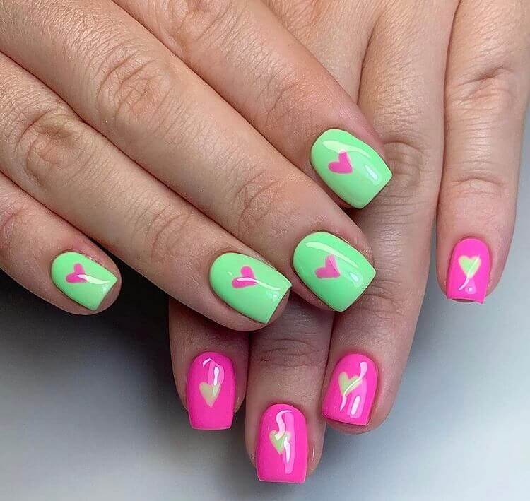 Colorful nails design