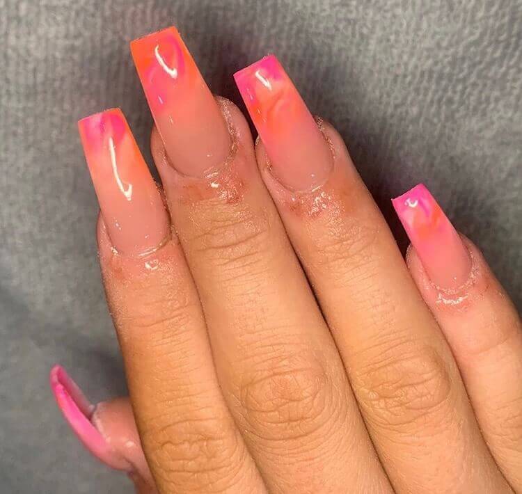 Colorful nails design