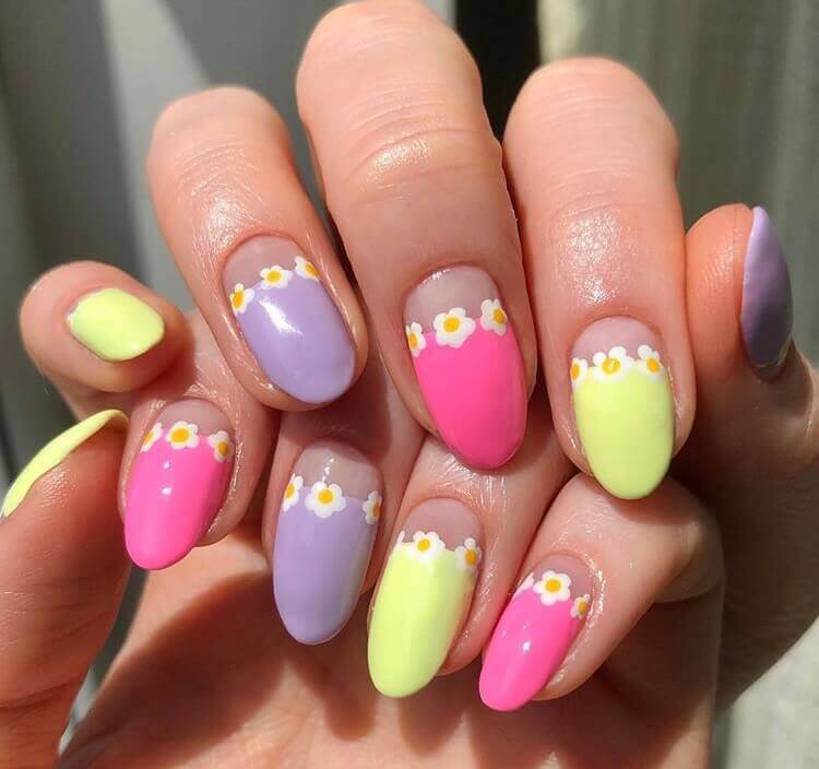 Colorful nails design