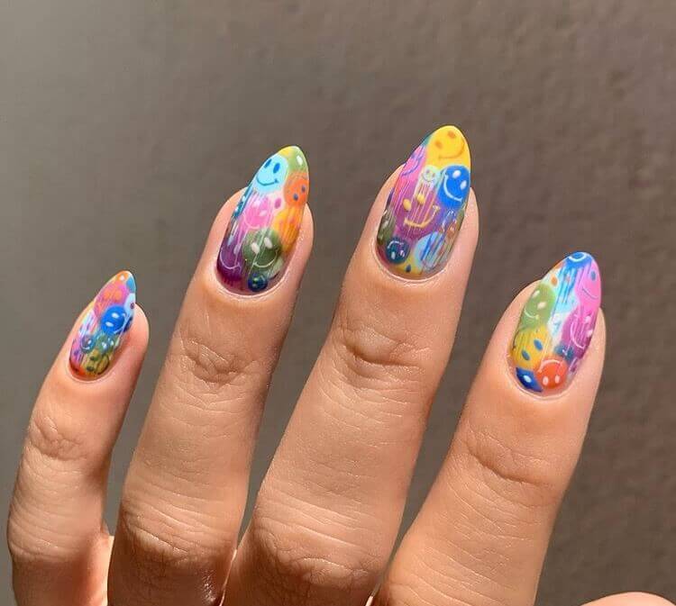 Colorful nails design