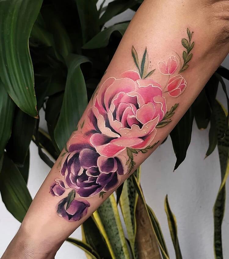 Flower tattoo design ideas