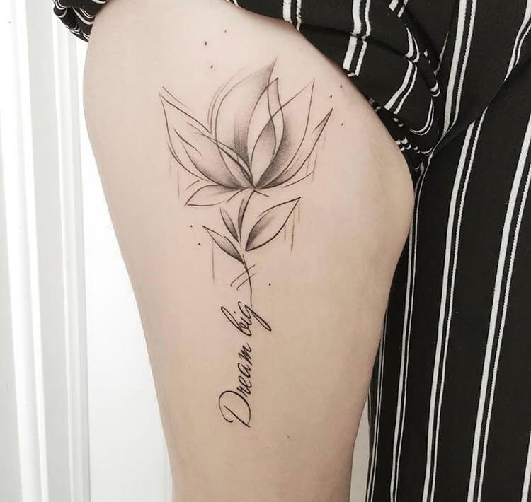 Flower tattoo design ideas