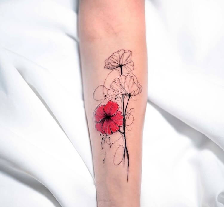 Flower tattoo design ideas