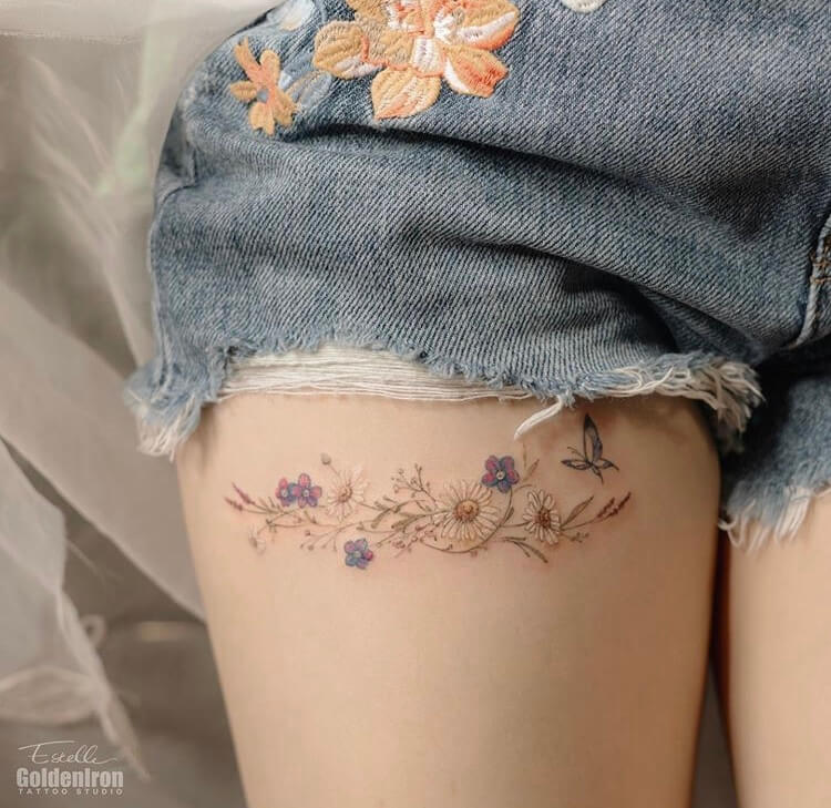 Flower tattoo design ideas