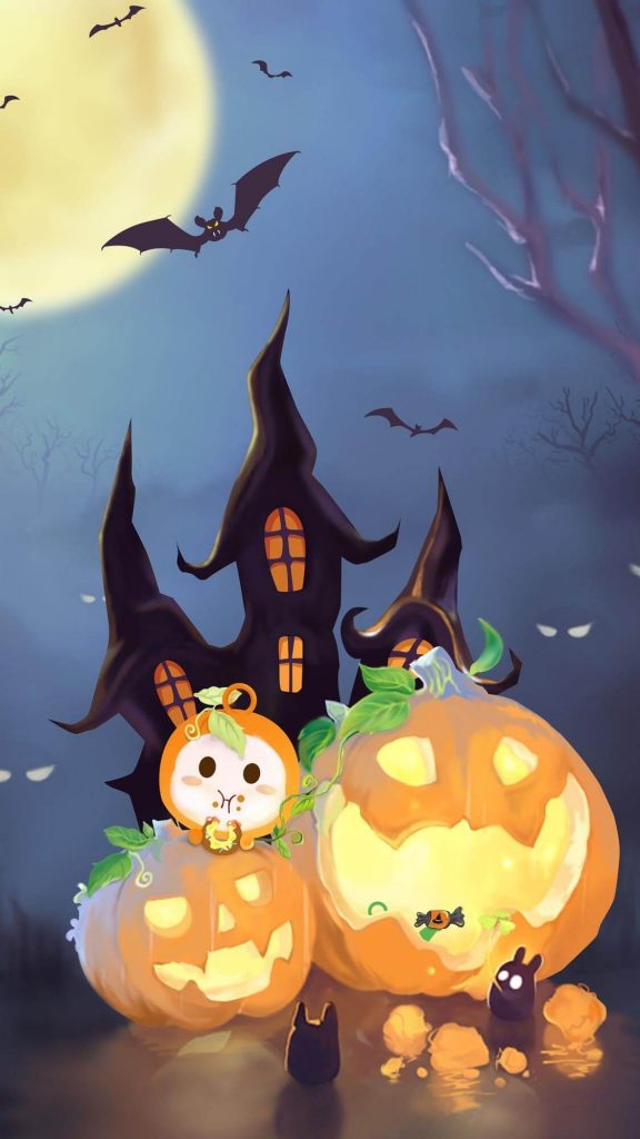 26 Cute Halloween Phone Wallpapers – IdeasDonuts