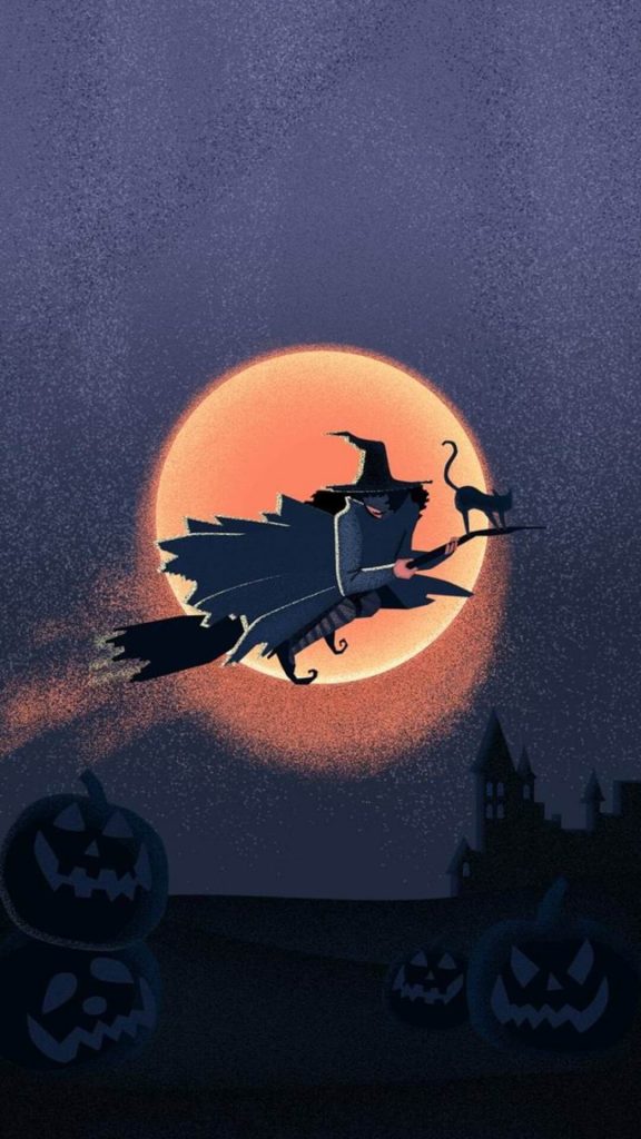 Cute HD Halloween phone wallpapers
