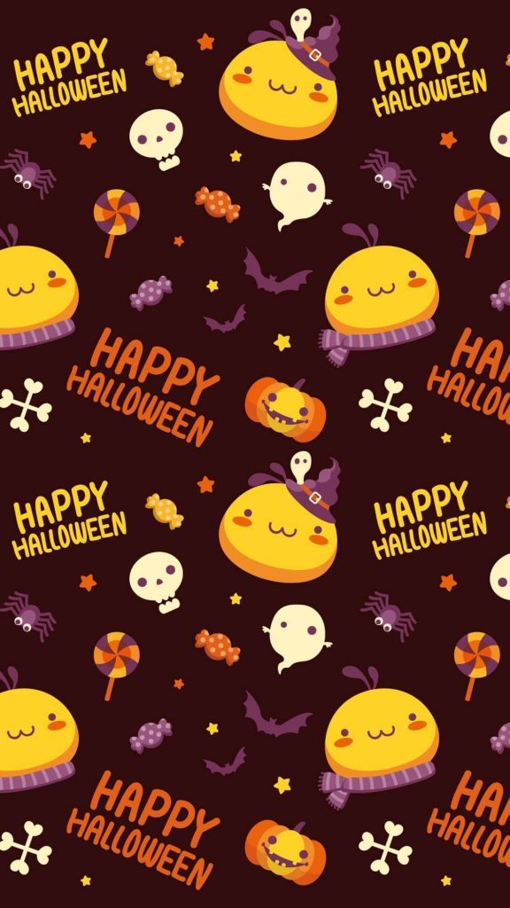 26 Cute Halloween Phone Wallpapers