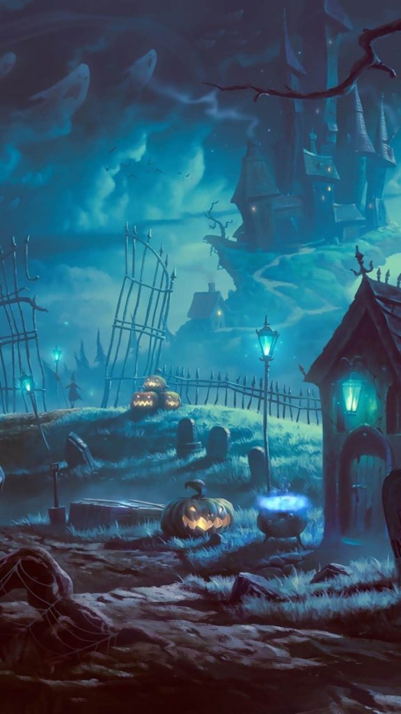 Cute HD Halloween phone wallpapers