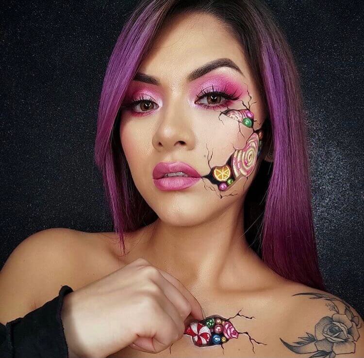 Cute And Cool Halloween Makeup Ideas