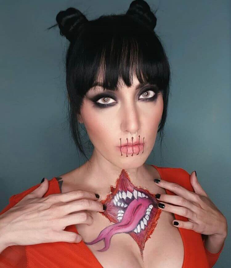 Cute And Cool Halloween Makeup Ideas