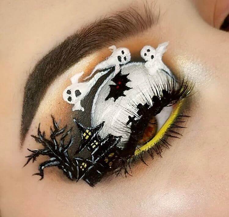 Cute And Cool Halloween Makeup Ideas