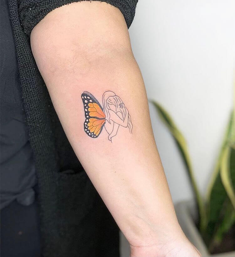 Butterfly tattoo ideas for women