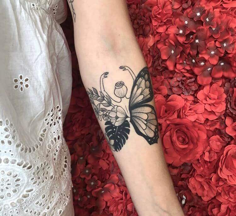 Butterfly tattoo ideas for women