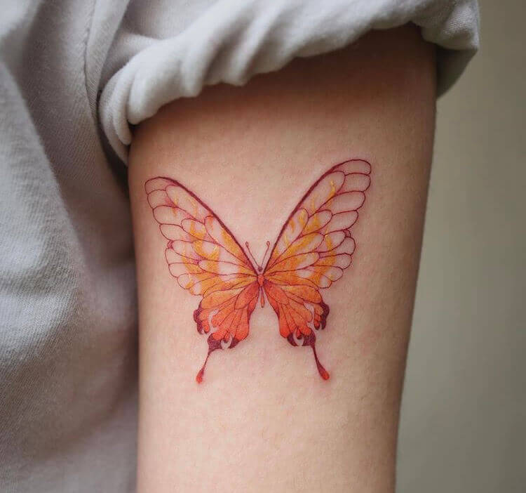 Butterfly tattoo ideas for women