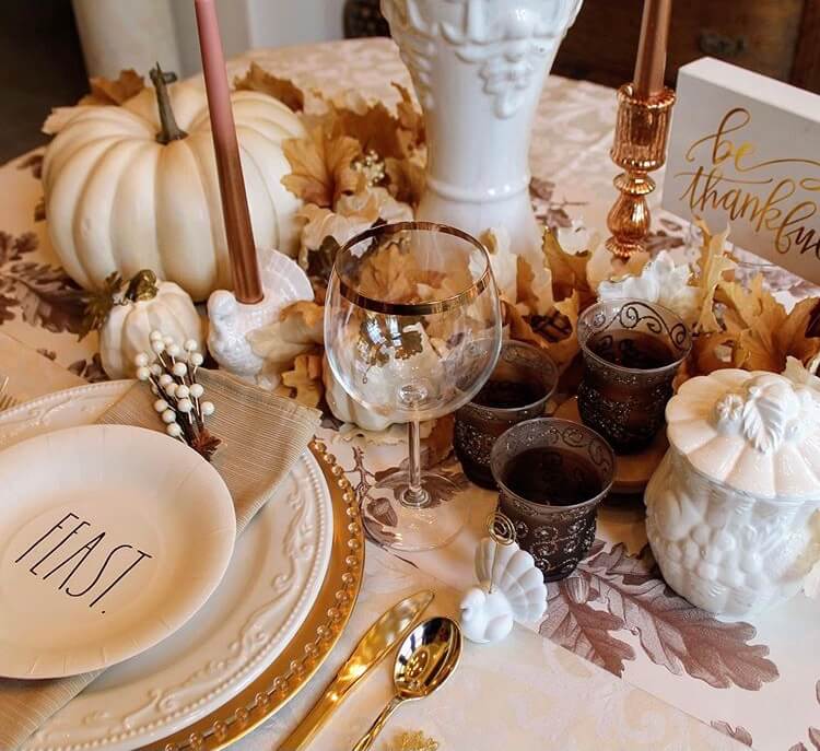 Thanksgiving table decor ideas