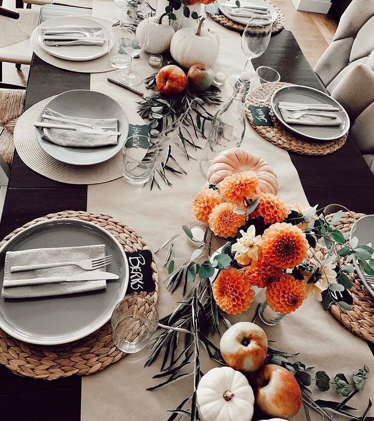 Thanksgiving table decor ideas