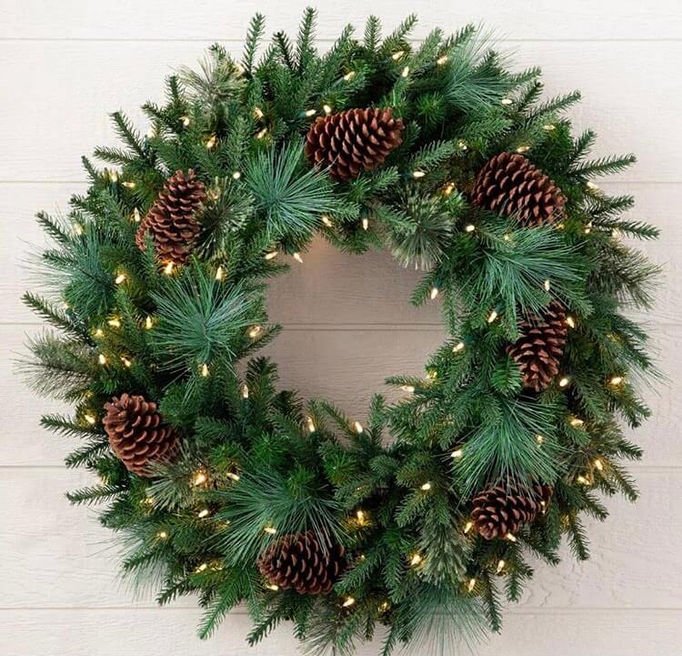 If you are making some home decorations to welcome Christmas. Well, I think Christmas wreaths are essential. Check these ideas and get what you want from them. #Christmas