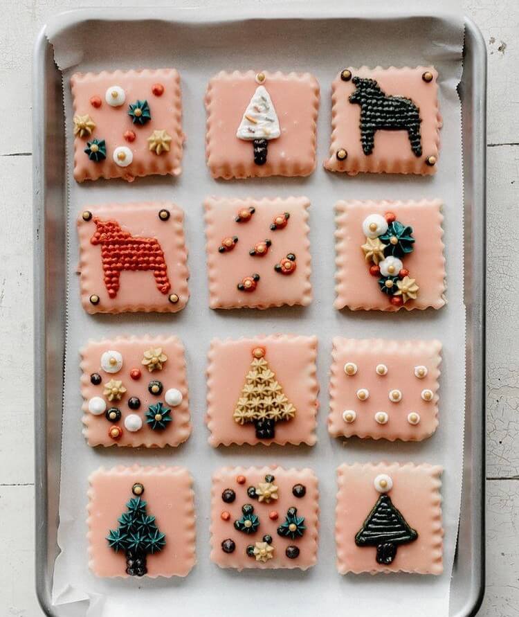 Cookies are the most important part of Christmas, so we have plenty of reasons to use the holiday time to prepare a batch of cute Christmas cookies. #Christmas