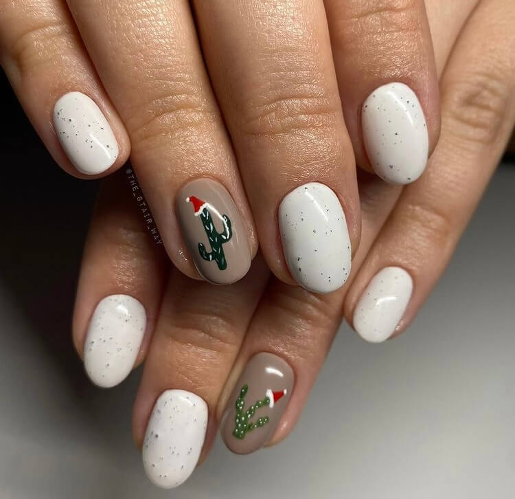 If you are looking for short Christmas nail designs for 2020, you can't miss these ideas, they will inspire you to get the best holiday nail designs of the year. #Christmasnails