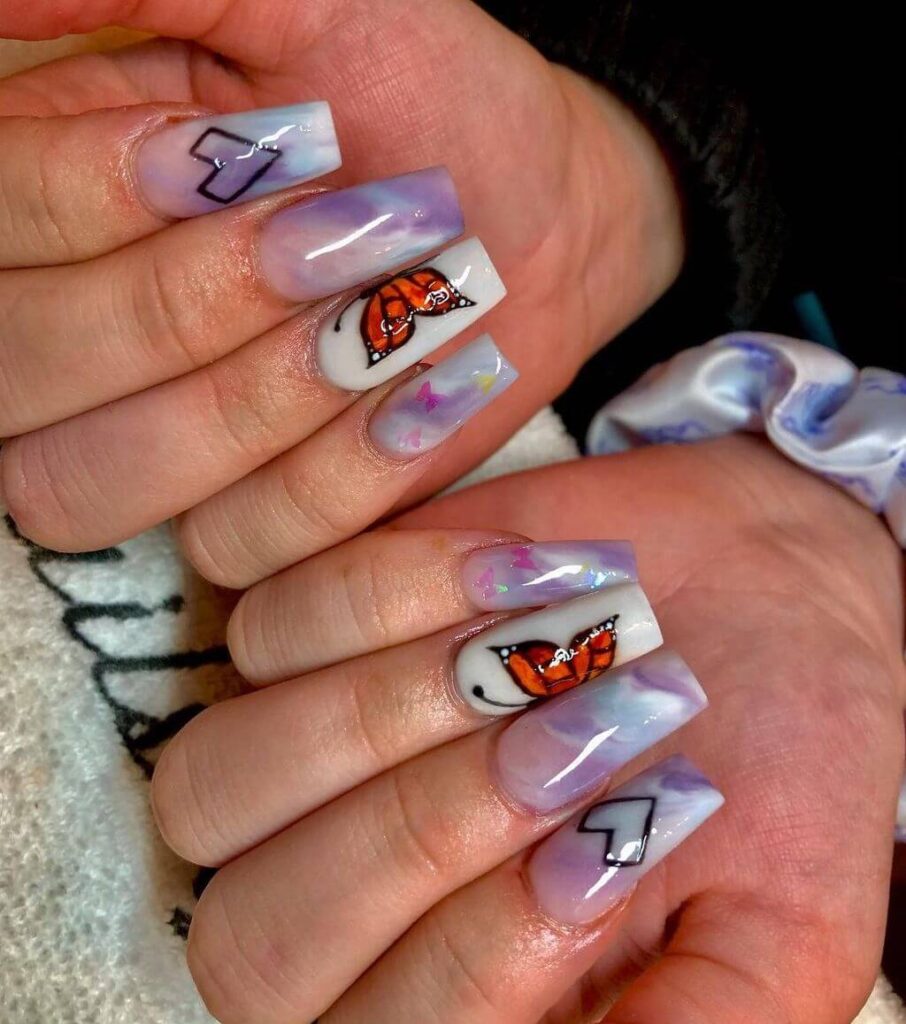 35 Hottest Butterfly Nail Art Ideas