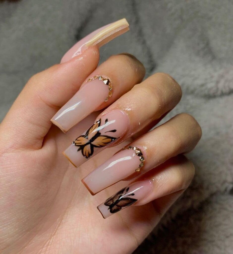 35 Hottest Butterfly Nail Art Ideas