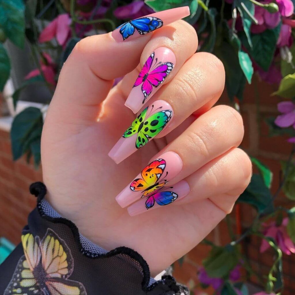 35 Hottest Butterfly Nail Art Ideas