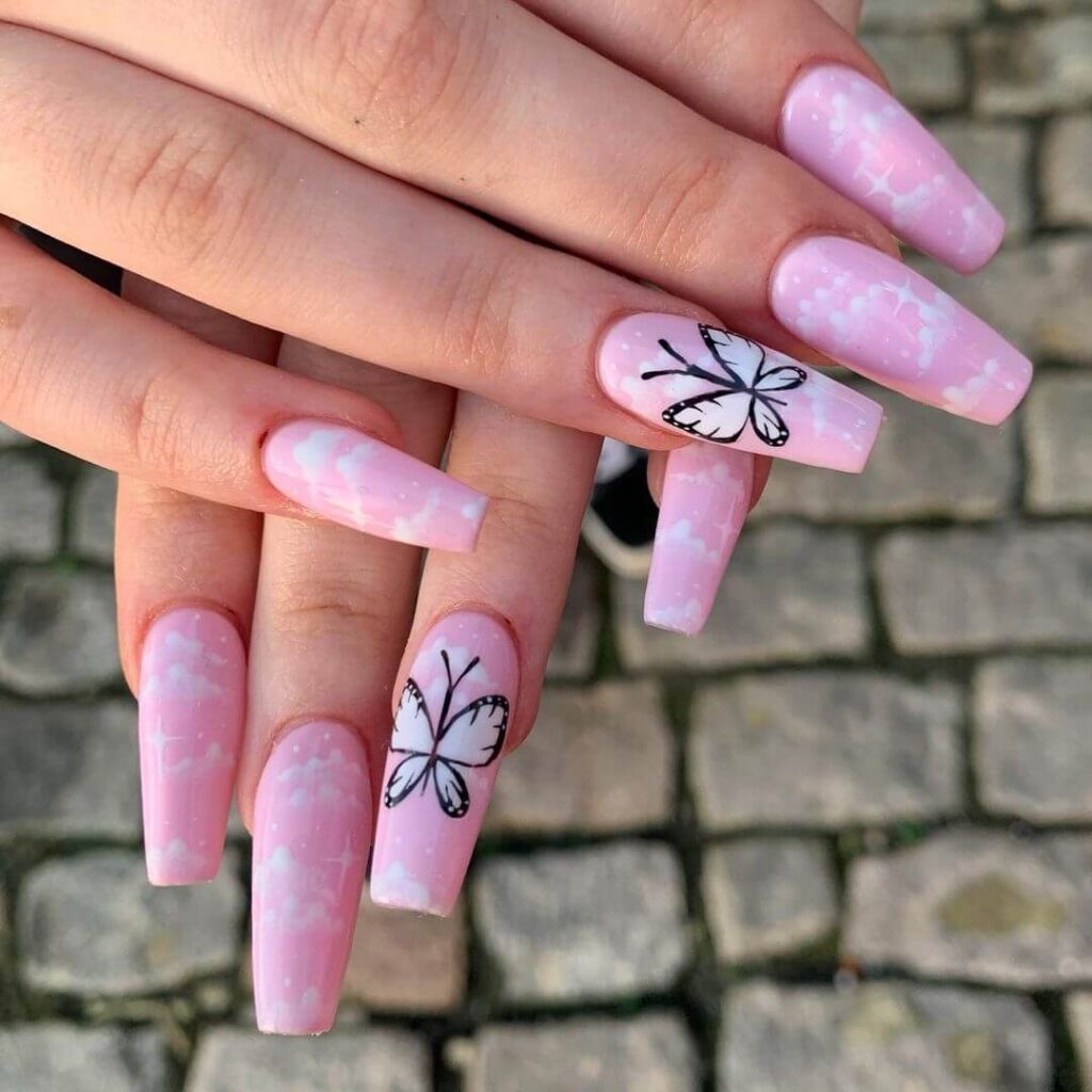 35 Hottest Butterfly Nail Art Ideas