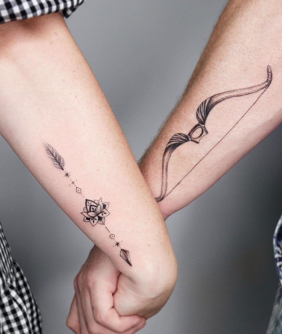 35 Perfect Couple Tattoo Design Ideas