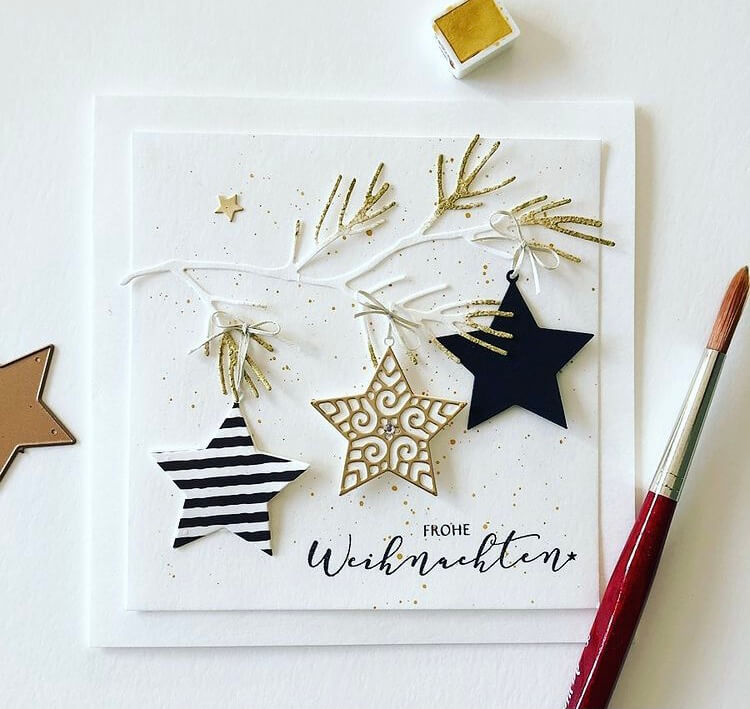 The time for handmade Christmas cards has arrived. What is your design this year? No idea? Check out these ideas and get inspired!