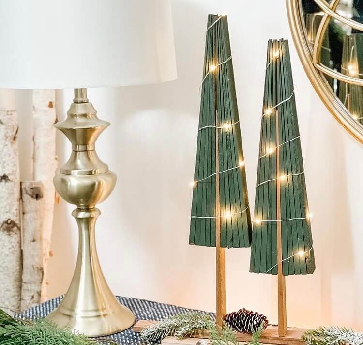 If you want to place multiple Christmas trees in your home. Then, a small tabletop Christmas tree is an ideal choice.