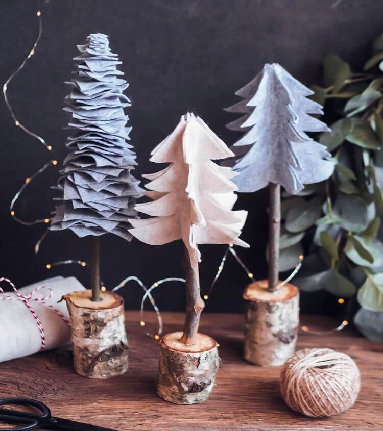 If you want to place multiple Christmas trees in your home. Then, a small tabletop Christmas tree is an ideal choice.