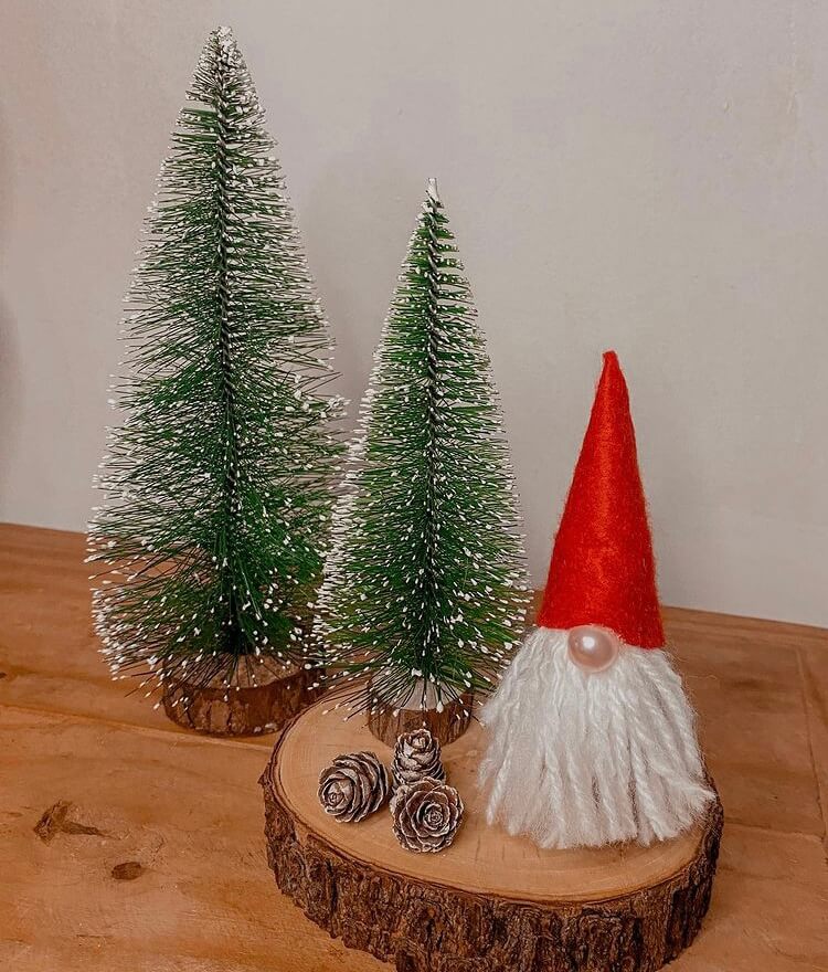 If you want to place multiple Christmas trees in your home. Then, a small tabletop Christmas tree is an ideal choice.