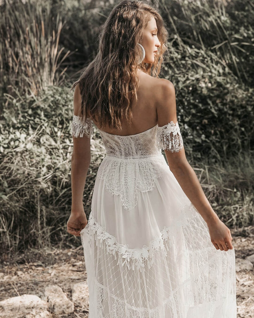 Chic Bohemian Wedding Dress ideas