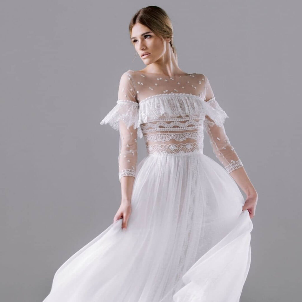 Chic Bohemian Wedding Dress ideas