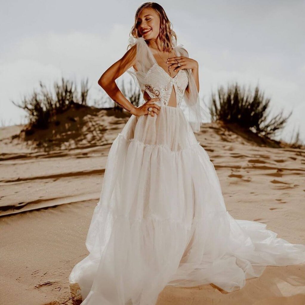 Chic Bohemian Wedding Dress ideas