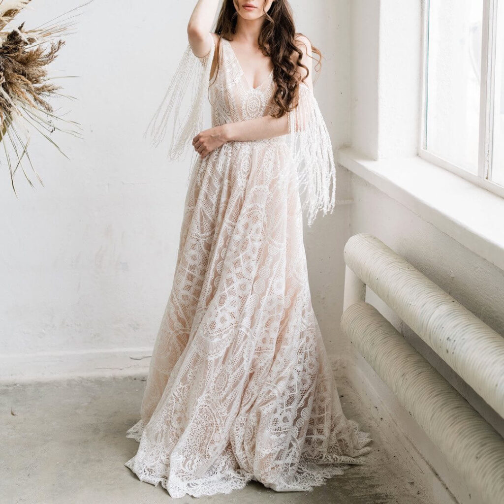 Chic Bohemian Wedding Dress ideas