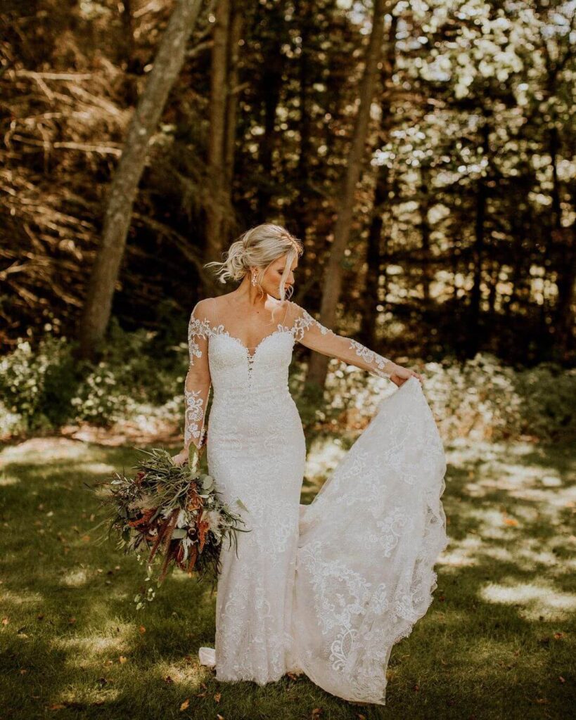 Chic Bohemian Wedding Dress ideas